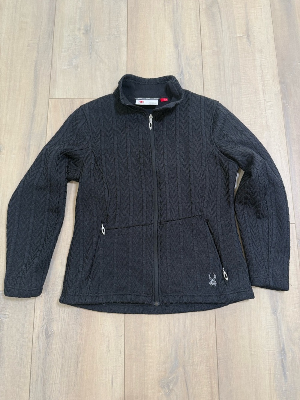 Spyder Black Core Sweater Fleece Zip Top